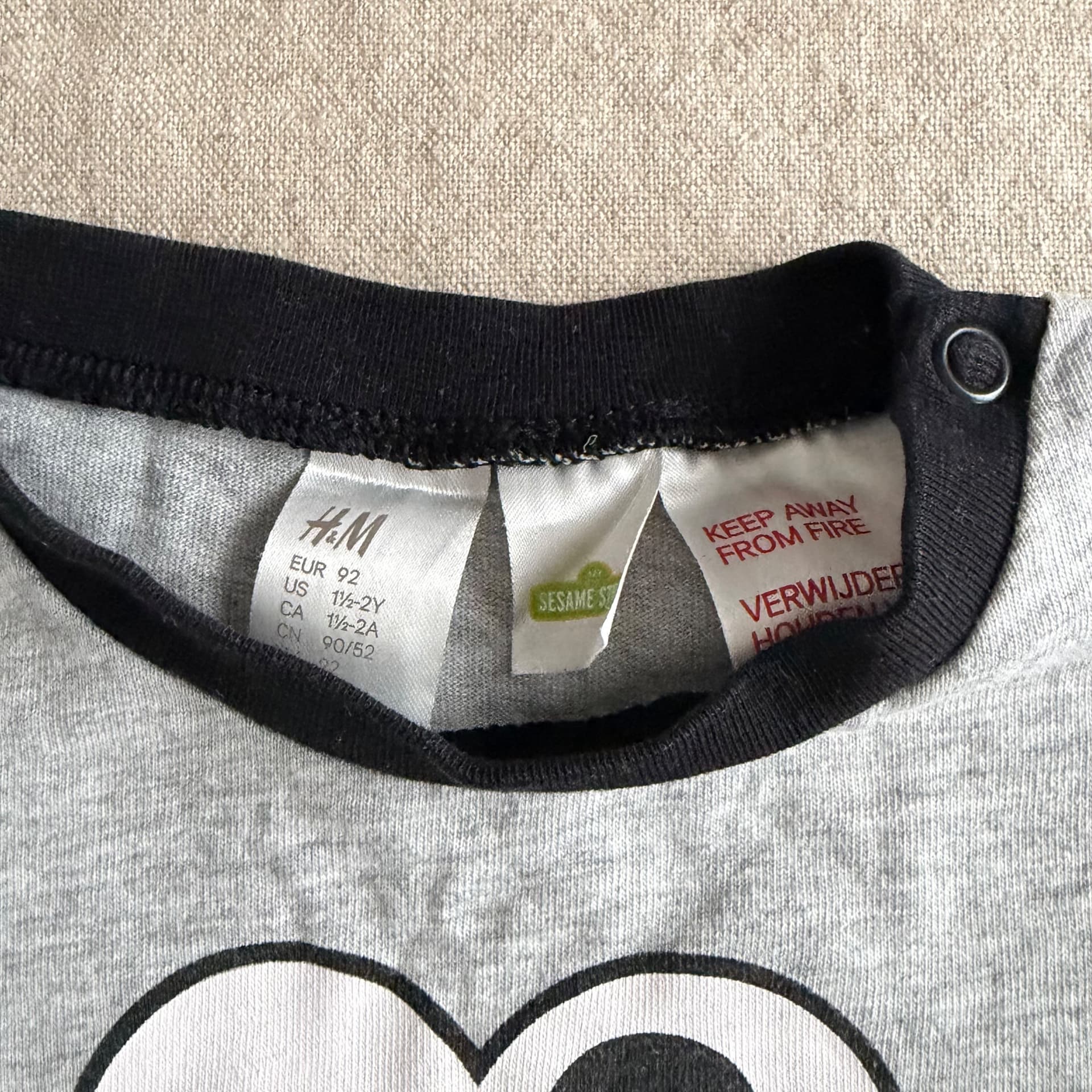 Heldress med Kakemonster-trykk — bilde 4 av 5