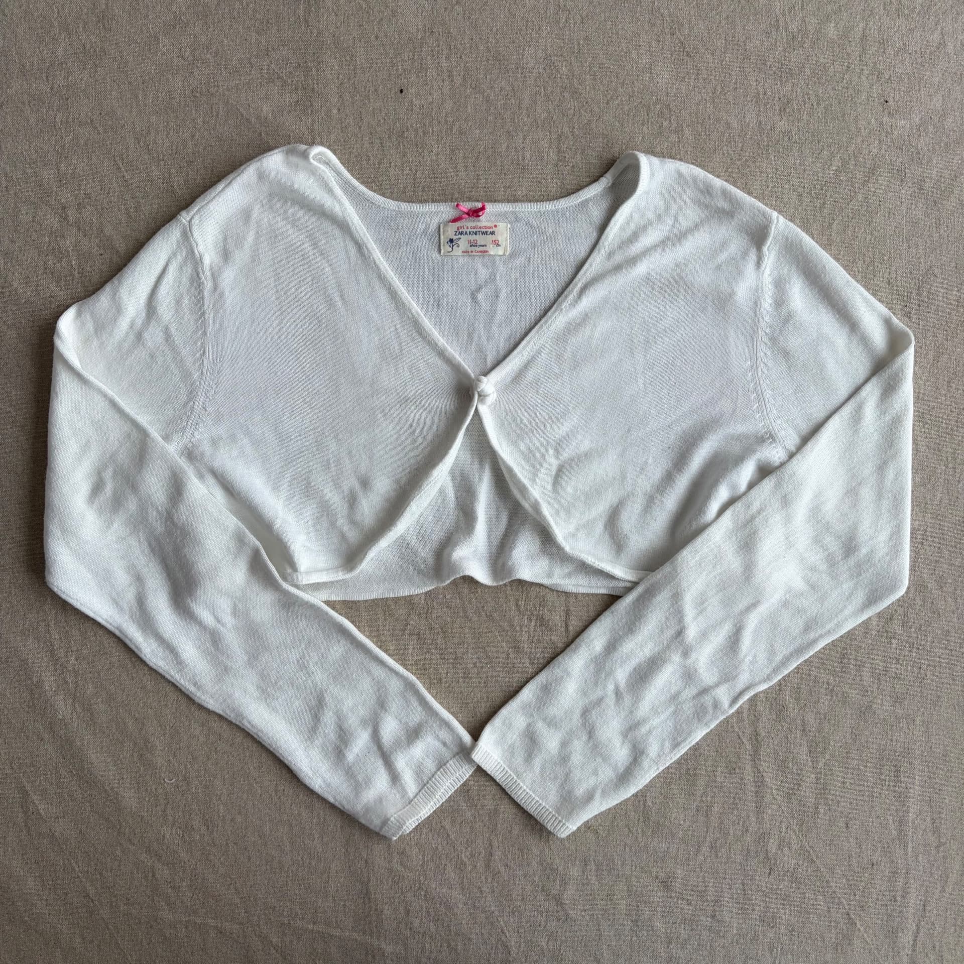 Hvit cardigan