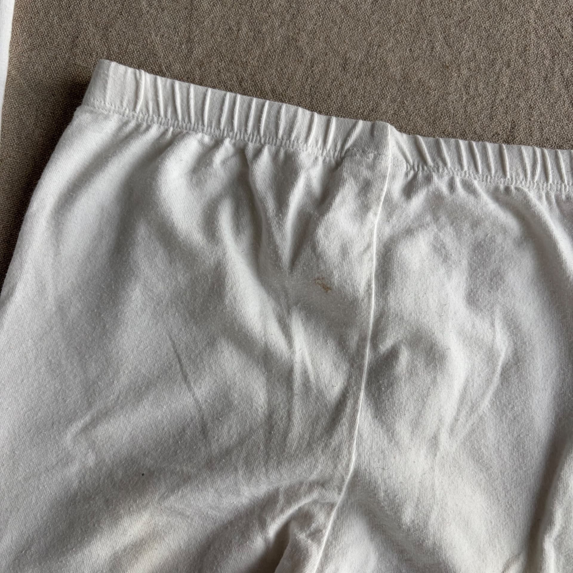 2pk. hvite korte leggings — bilde 6 av 6