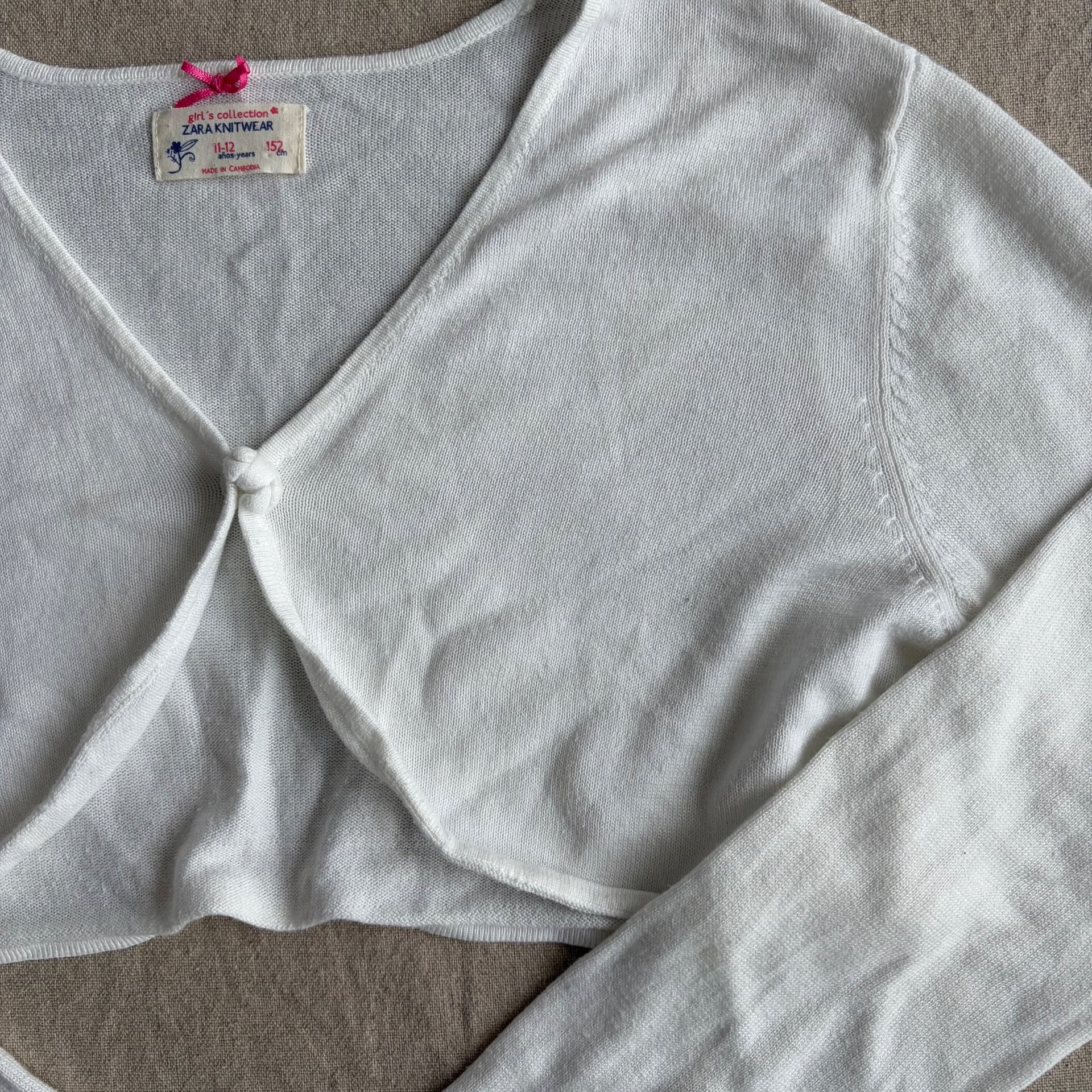 Hvit cardigan — bilde 2 av 4