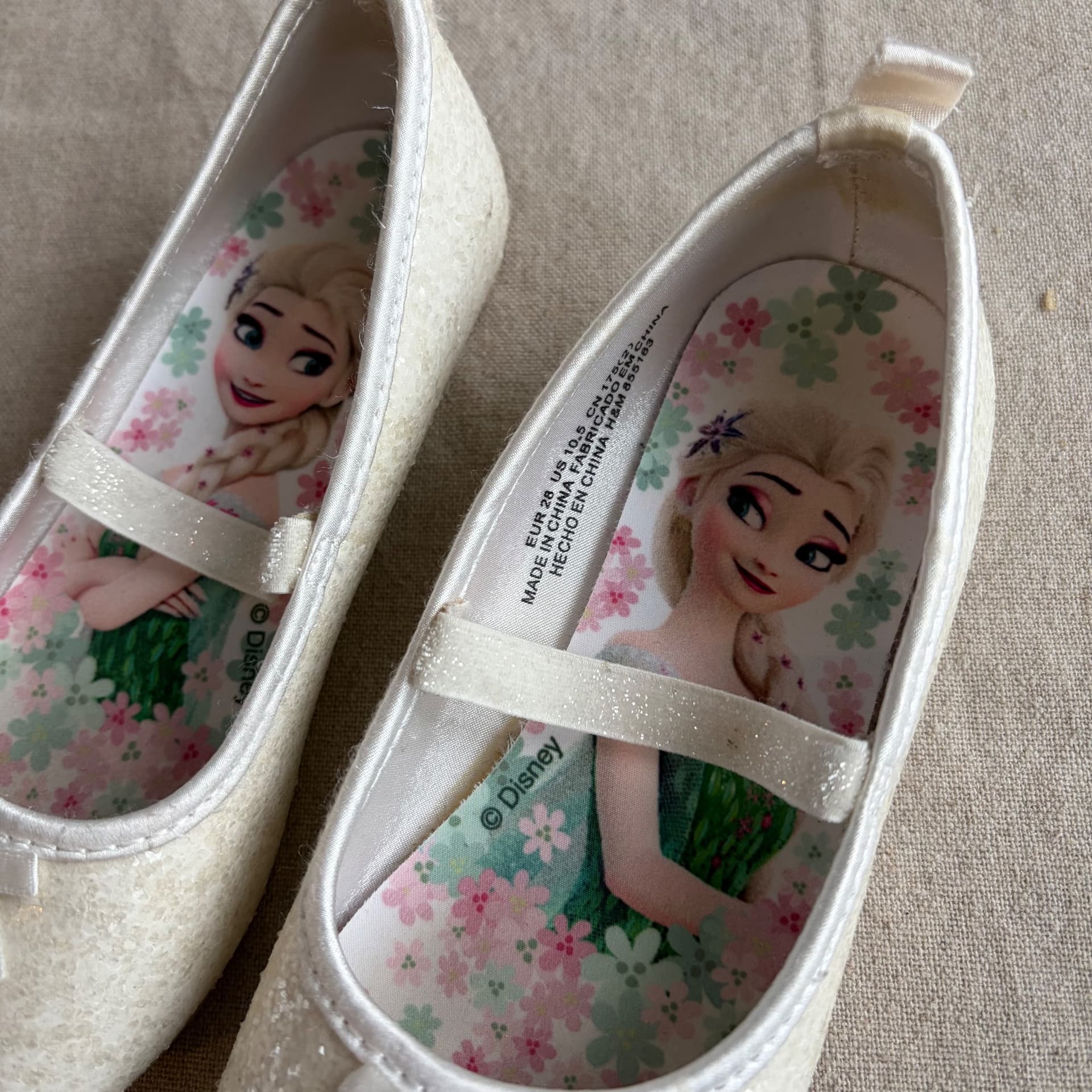 Ballerinasko med Elsa-motiv — bilde 2 av 6
