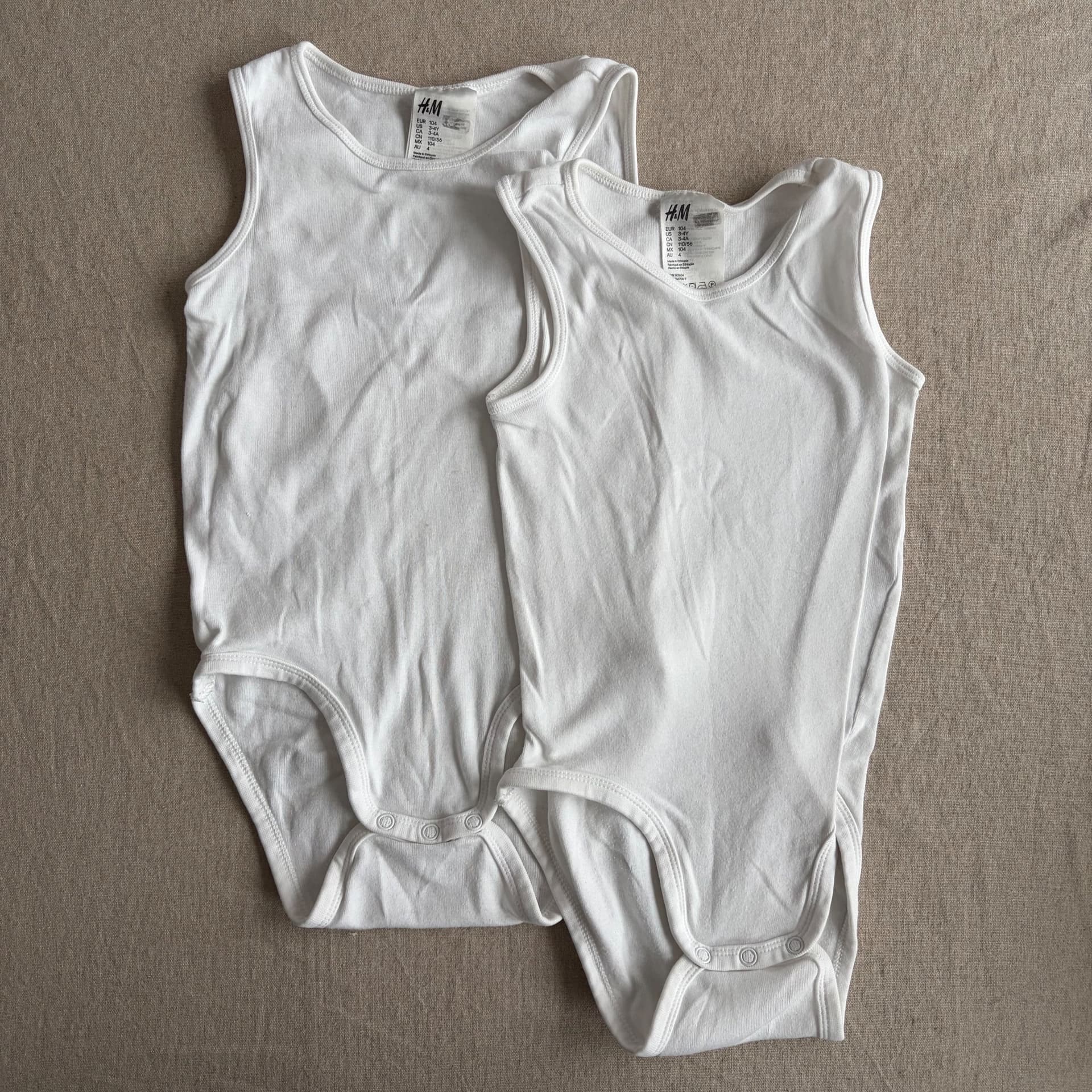 2pk. ermeløs body — bilde 1 av 3