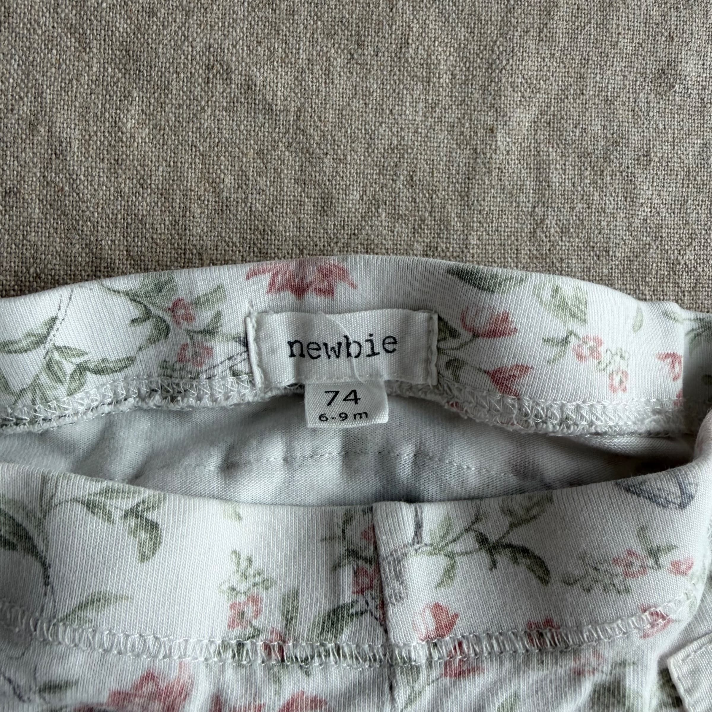 Leggings med blomster- og fuglemønster — bilde 4 av 5