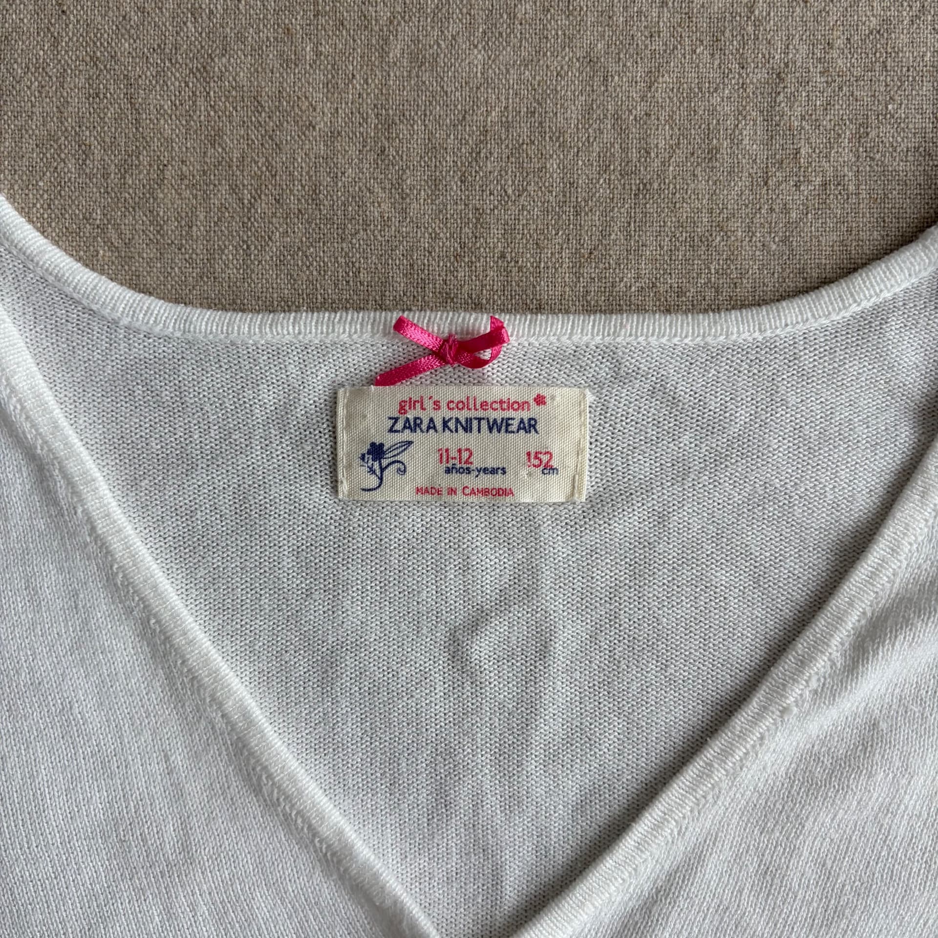 Hvit cardigan — bilde 3 av 4